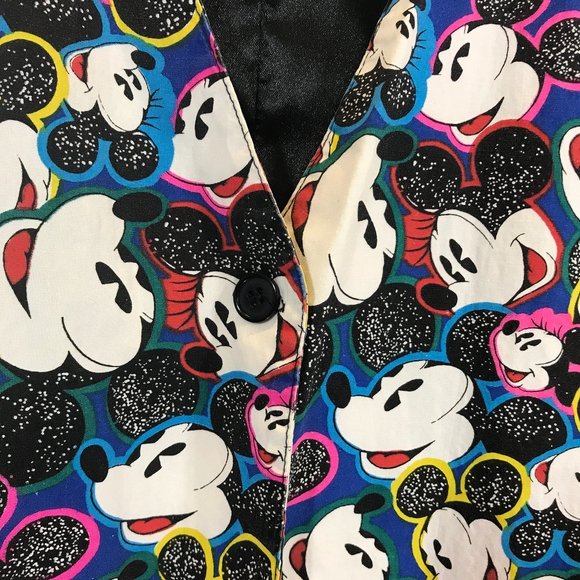 Vintage Disney Mickey Mouse Suit Vest - Picture 4 of 8